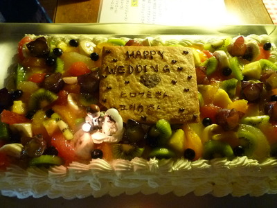 ウェディングケーキ☆