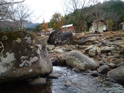 川のせせらぎが戻ってきた♪