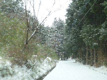 雪の中、出かけた先は。。。
