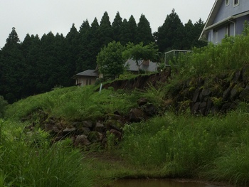 避難指示区に入りました