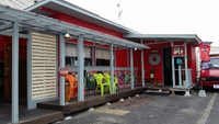 ランパスで「BURGER  CAFE   ChimChimCherry」500円チーズバーガーセット 2015/04/30 12:18:29