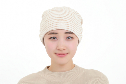 パイルボーダー帽子 パイルボーダー帽子