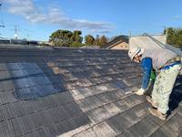 熊本市中央区国府　屋根塗装工事（日報）　コロナ影響出始めやがった…