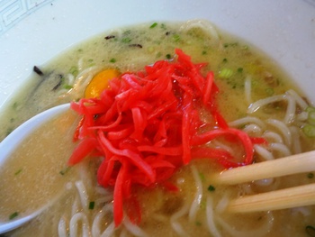 くまラーメンでスタミナ豚骨ラーメンを喰らう♪