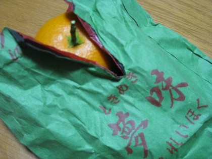 越冬袋掛みかん