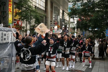 今日は藤崎八幡宮秋季例大祭、下通は6番です。