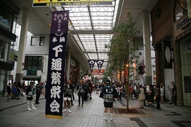 今日は藤崎八幡宮秋季例大祭、下通は6番です。