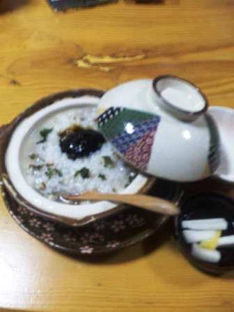お粥だが・・・・
