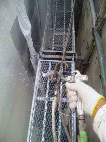 塗装 外壁吹き付け 小玉