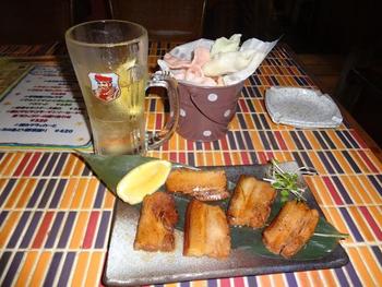 沖縄での1杯~豚~ハイボール