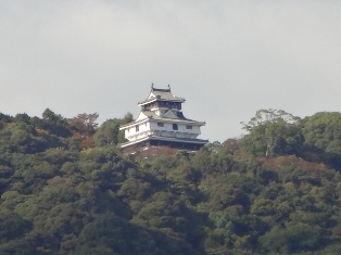 岩国城と錦帯橋