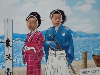 巌流島へと遊覧船渡り