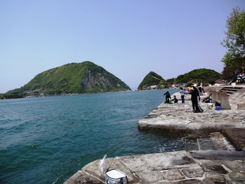 釣りに行きましたけど~三角西港~