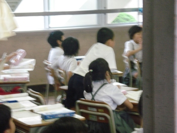 授業参観・無事行けた~