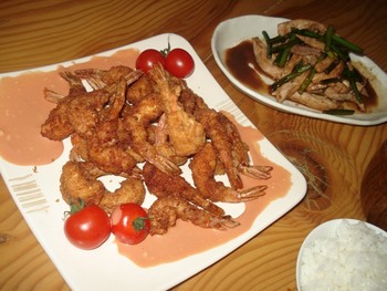 男料理~海老フライ~