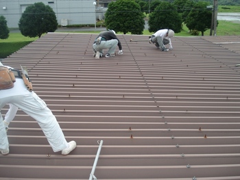 福岡 塗装 錆落とし作業
