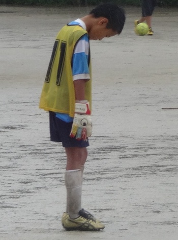 初!サッカー練習試合~子猿♪