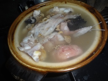 鶏鍋&アンコウ鍋♪