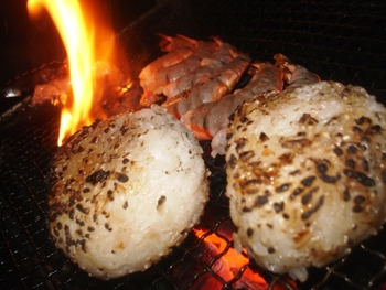 和尚宅でBBQ