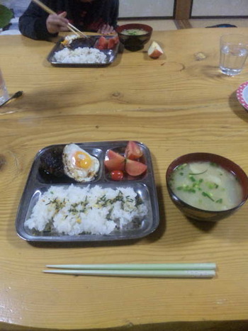 晩飯なりー