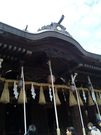 小倉城八坂神社で参る♪