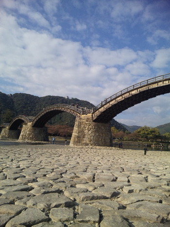 岩国城と錦帯橋