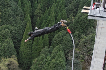 日本最大バンジーに挑むin五木村!