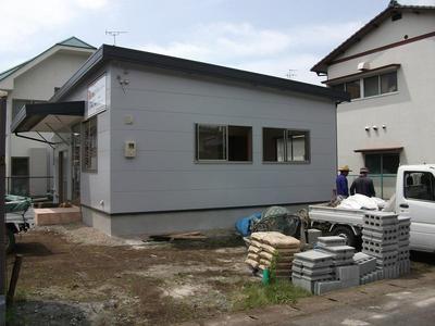 事務所新築現場