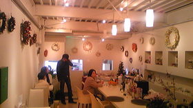 『フラワーデザイン展』 クリスマス・お正月の飾り
