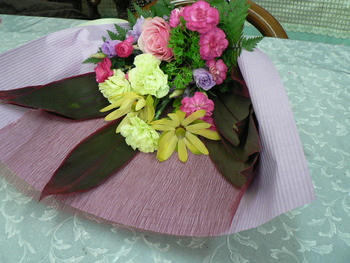 花束ワンサイドのレッスン