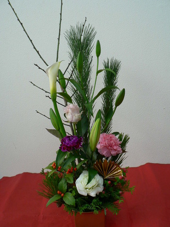 お正月の花