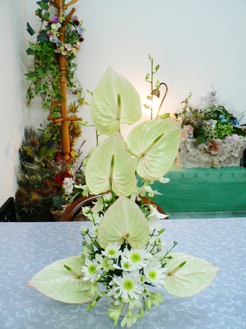メモリアルの花