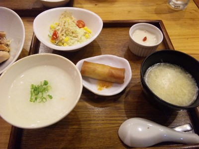 チャンチャンガーデンさん(おかゆ、美味し)