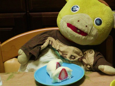 今日は、夜にお誕生会♪