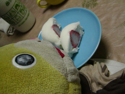今日は、夜にお誕生会♪