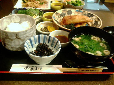 水道町 和食ととや さん で お昼のランチ♪