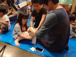 ☆8/6 おやこでつくろう!牛乳パックバス 無事終了しました☆ ☆8/6 おやこでつくろう!牛乳パックバス 無事終了しました☆