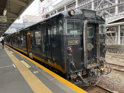 今日で運行終了・特急はやとの風 今日で運行終了・特急はやとの風