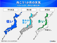 ●「寒の内」に平年を下回る寒さ