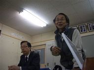 大谷氏(左)と古家氏(右)。講座をしっかりと引っ張ってくださいました。