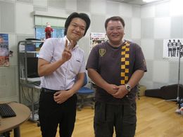 パーソナリティの松崎さんと。