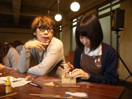 ガリガリ絵はんこ教室ではんこを作りました。