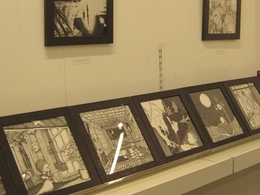 にしのあきひろ絵本原画展　展示物チェンジしました。
