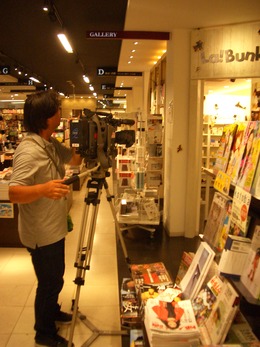 La! Bunko日記-２１　ＫＡＢさんが取材に！