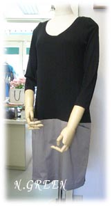 便利!重ね着用チュニックワンピース☆