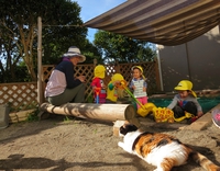 猫のミケちゃんと犬のチロちゃん*