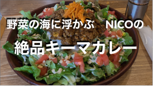 [愛しのキーマ] NICOの野菜の海に浮かぶ絶品キーマカレー☆熊本県宇土市