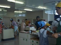 夏休み父子クッキング講座・・・宇土市