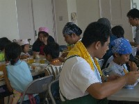 夏休み父子クッキング講座・・・宇土市