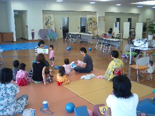 思いっきりたたいた、すいか割りレポート~♪